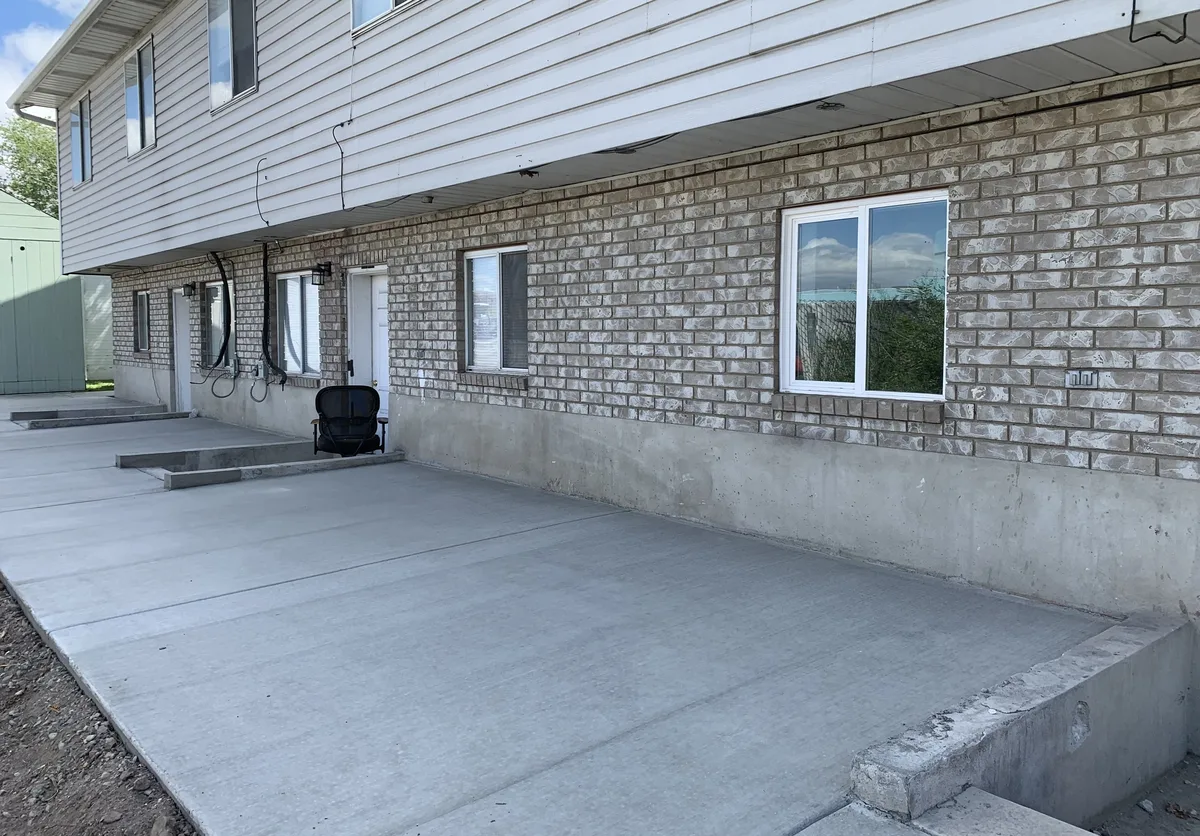 Finished concrete work by Collings Construction
